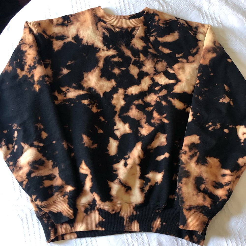Custom Champion Reverse Tie Dye Sweatshirt - Picture 2 of 2